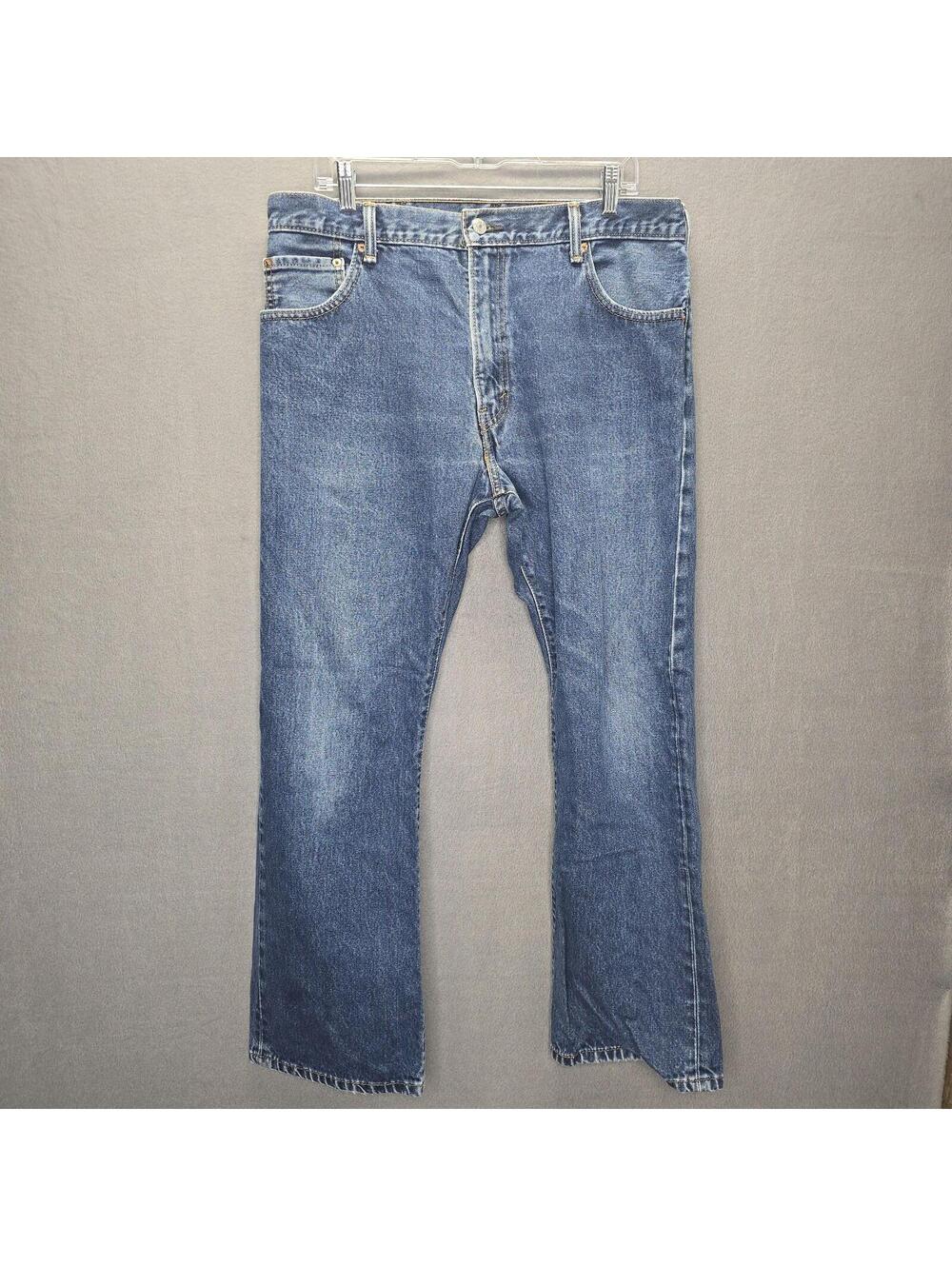 Levi's 517 Men’s Bootcut Jeans 36x30 Dark Wash Blue Denim Western 517-0216 VGC